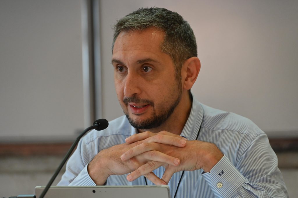 Fabio Farneti auf der COMtecnica Conference